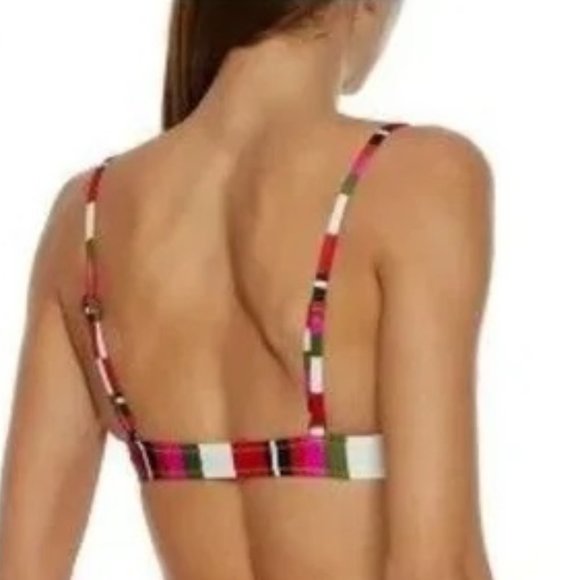 Solid & Striped The Cora Bikini Top Watermelon Stripe Sz XS - Picture 6 of 7